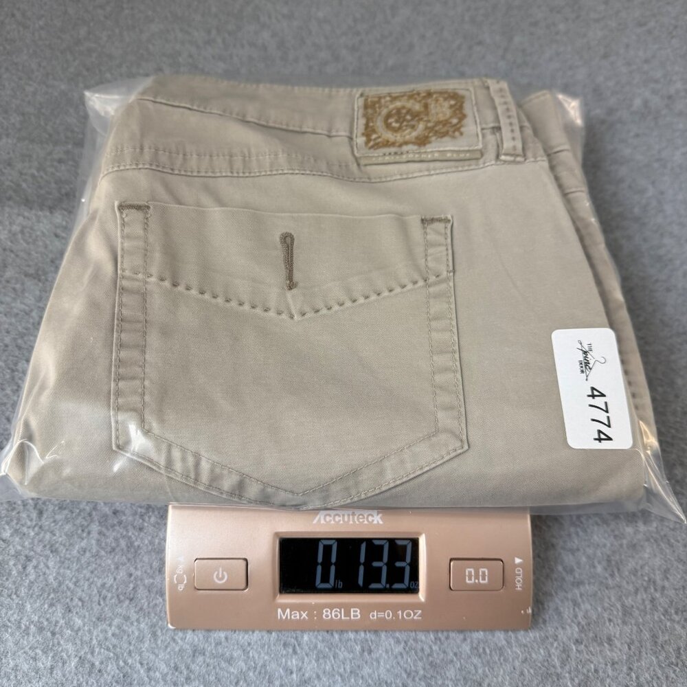 Christopher Blue‎ Womens Cropped Khaki Tan Pants Classic Casual Capri Size 10 - Picture 14 of 15